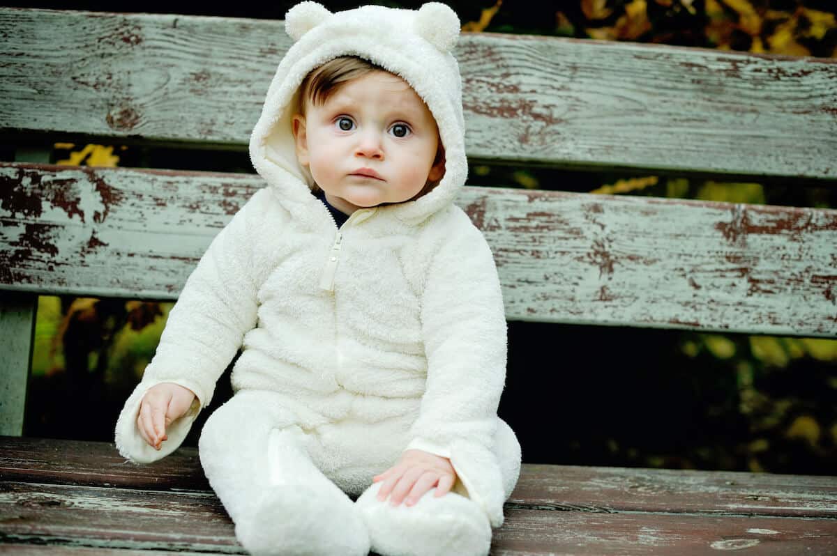 Super Weicher Baby-Strampler Aus Baumwolle - Flauschiger Einteiler Mit Kapuze Für Jungen & Mädchen Ab 6 Monaten