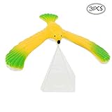 Generisch Schwebevogel 3 Stücke Kunststoff Balancieren Vogel Spielzeug für Kinder Balance Adler