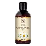 Kamillenöl 250ml - Chamomilla Öl - Natürliches Kamillen Öl - Trägeröl - Basisöl - Pflege für Gesicht - Nägel - Hände - Haare - Massage - Körperpflege