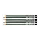 Linex Bleistifte Klassik HB, WP100, 6 Stück im Blister, Grün