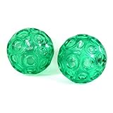 Green Franklin Balls Set of 2. Use as massage ball & Pilates