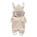 Allence Baby Kleidung Mantel Säugling Baby Kapuzenpullover Mädchen Junge Bekleidungsset Unisex Hase 3D Kaninchen Sweatshirt Overall Outfits Jumpsuit Warm Romper Outwear