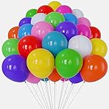 Funny Papi Geburtstag Luftballons Bunt 110 Stück Groß 30,5 cm – Helium Luftballons aus 100% NATURLATEX – Helium Ballons in 11 Farben aufblasbare Luftballon für Deko Taufen Hochzeiten Partys