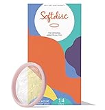 Softdisc Menstrual Discs | Einweg-Periodenscheiben | Alternative zu Tampon, Binde oder Tasse | Fassungsvermögen von 5 Super-Tampons | 14 Stück