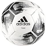adidas CZ2230 Team Glider Fußball, White/Black/Silver Metallic, 5 (M)