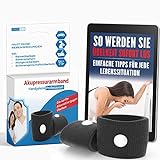 Akupressur Armband gegen Übelkeit - Ideal für Schwangerschaftsübelkeit, Seekrankheit, Reiseübelkeit (Schwarz) + E-Book: So werden Sie Übelkeit sofort los!