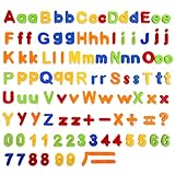kramow Magnetische Buchstaben und Zahlen set-106pcs, ABC Alphabet Magnete für Kinder,Lernspielzeug für Kinder,Geschenk