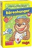 HABA 300171- Meine ersten Spiele – Bärenhunger | Lustige Spielesammlung für 1-3 Spieler ab 2 Jahren | Mit süßem Bären-Aufsteller zum Füttern
