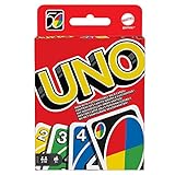 Mattel Games W2087 - UNO Kartenspiel und Gesellschaftspiel, geeignet für 2 - 10 Spieler, Kartenspiele und Gesellschaftsspiele ab 7 Jahren . (1er Pack)