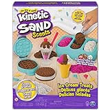 Kinetic Sand Eiscreme Set mit Duftsand - 454 g magischer Sand aus Schweden und Zubehör für kreatives Indoor-Rollenspiel, ab 3 Jahren