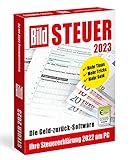 BILD Steuer 2023, Geld-zurück-Software für die Steuererklärung 2022, einfache Steuersoftware, CD-Version für Windows 11, 10 und 8
