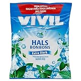 Vivil Halsbonbons Extra Stark mit Vitamin C, 80g