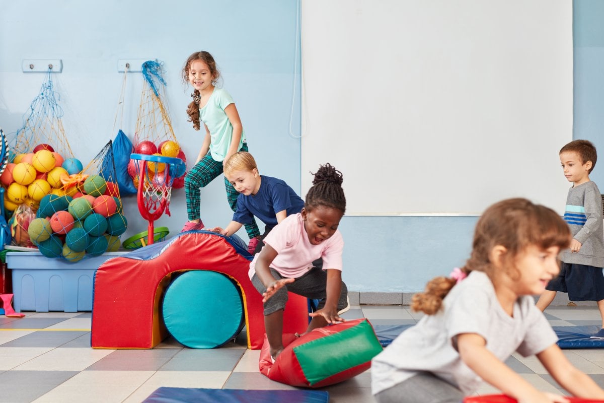  Spielend lernen: Die Bewegungslandschaft im Kindergarten Bildidee 