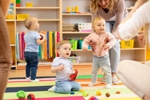 Kleinkinder in der KiTa