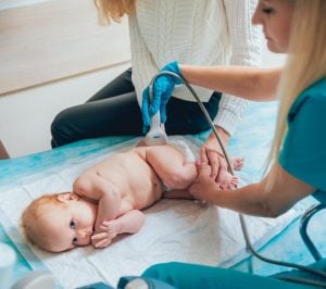 Untersuchung Hüftdysplasie