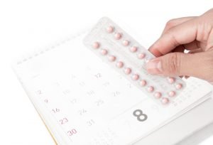 Antibabypille mit Kalender