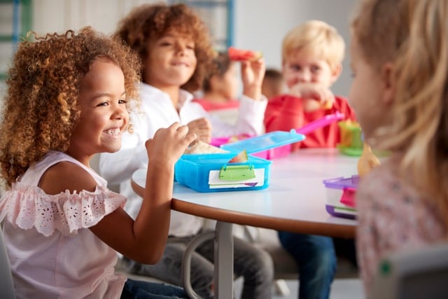 Gesunde Brotbox für Kindergarten und Schule