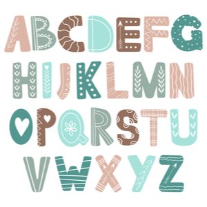 buchstaben des alphabets
