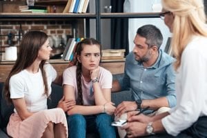 familientherapeutische sitzung