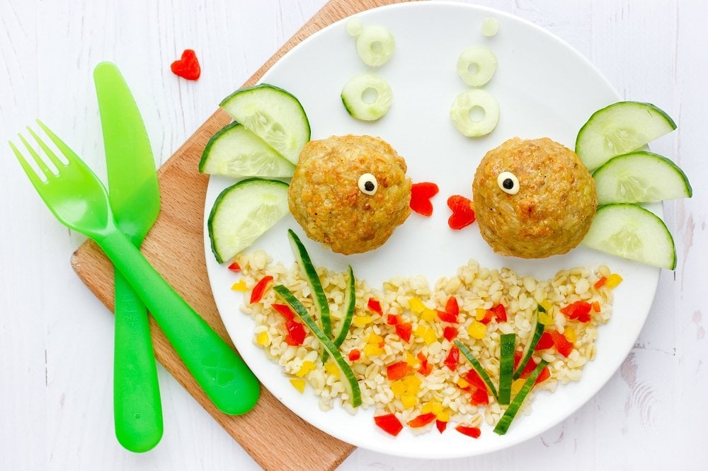 ansprechendes Essen für Kleinkinder