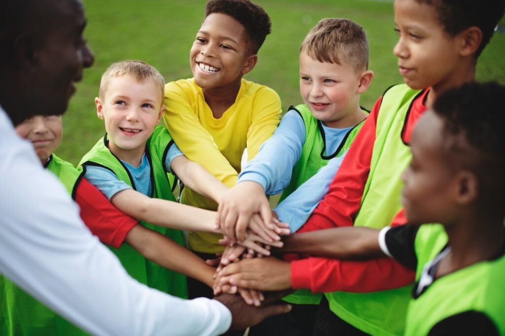Kinder beim Vereinstraining