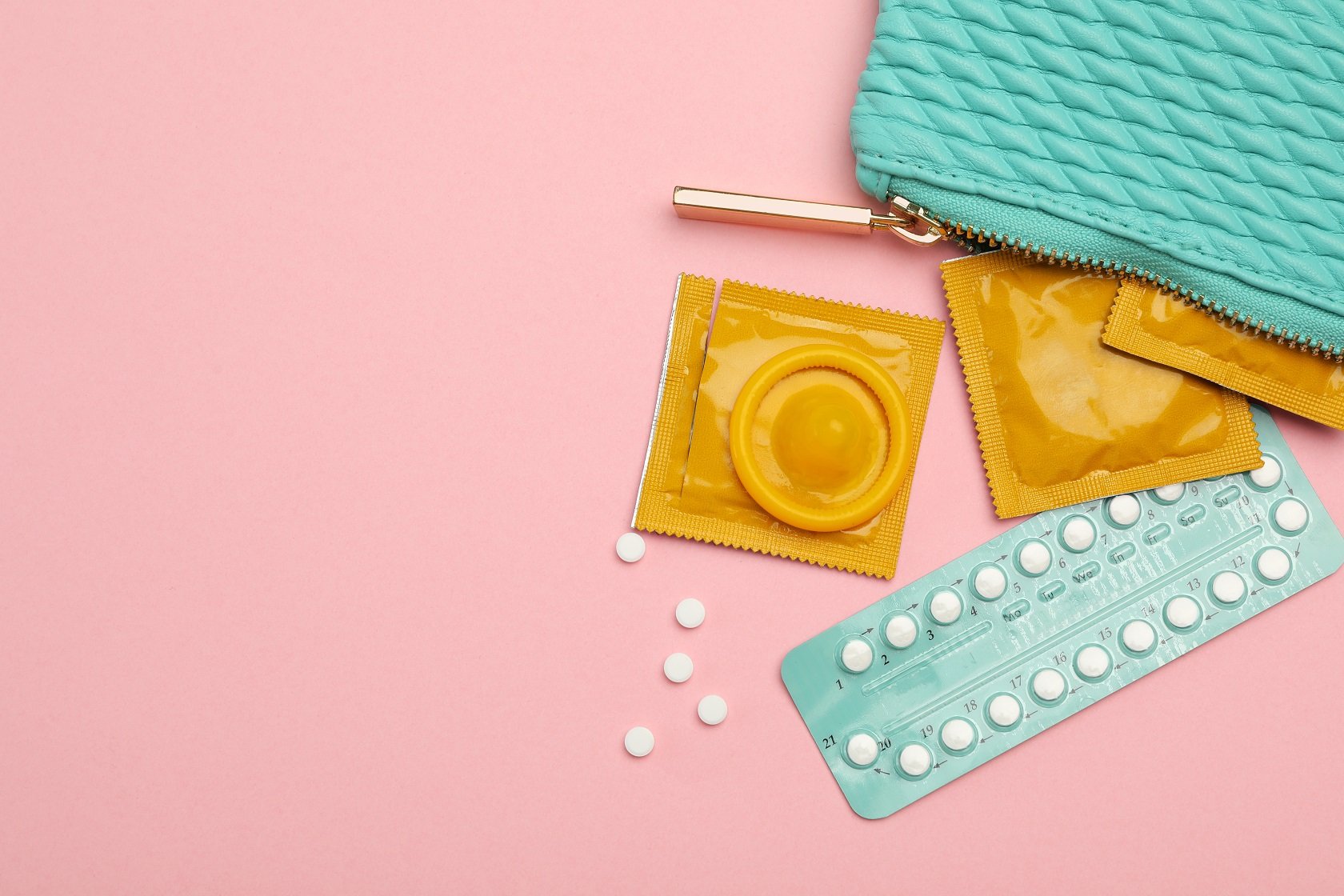 Kondome und Anti-Baby-Pille